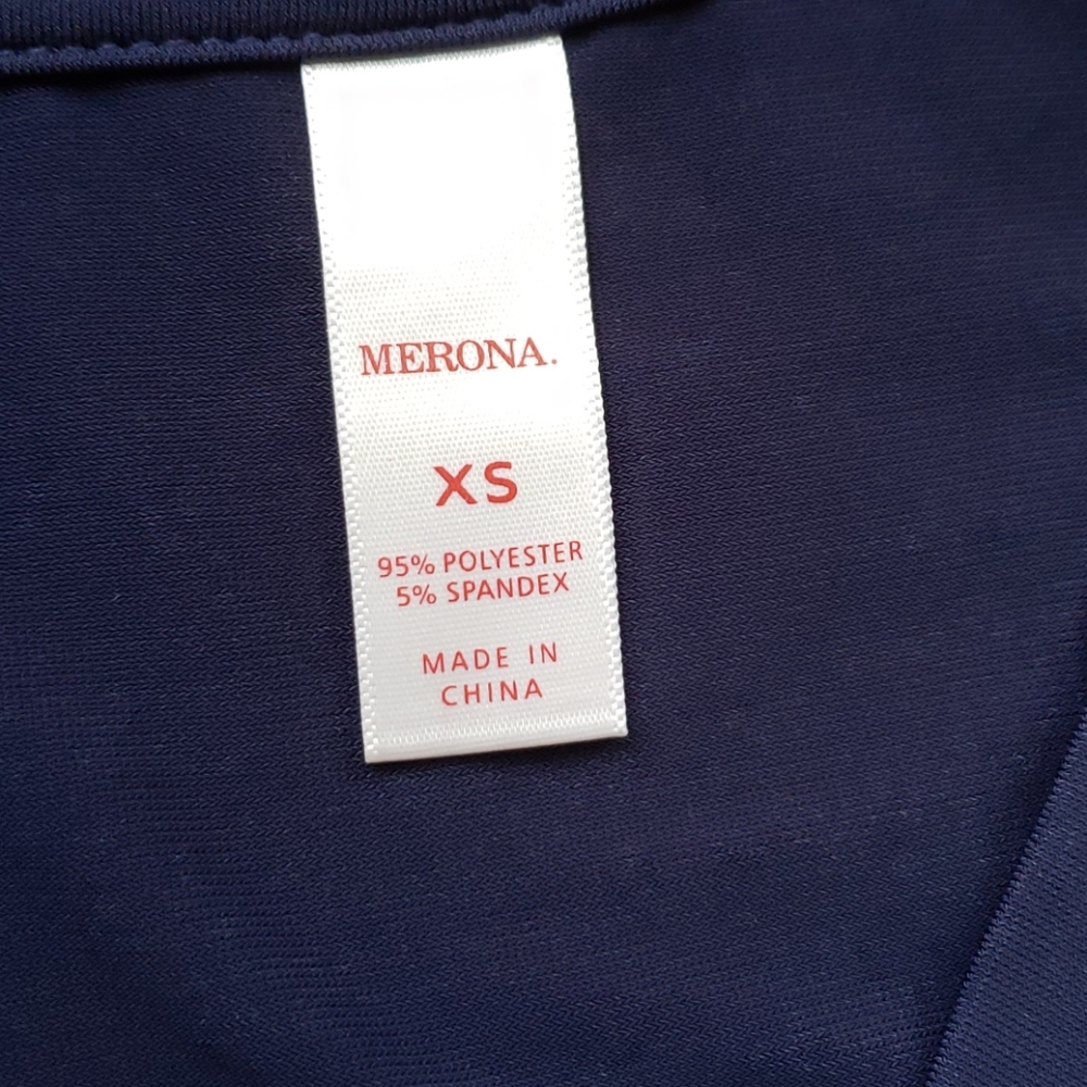 Merona Navy Blue v-neck dress - Picture 7 of 8